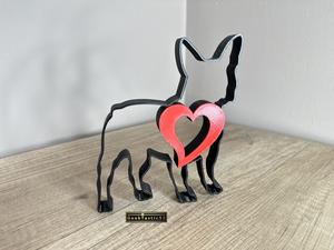 Modern Plastic Dog Statue Available In Most Breeds, Captivating Decor! Dog Lover gift art statue decor. Unique, Bio-Plastic dog statue, dog lovers Present, dog sculpture. Door frame ornament