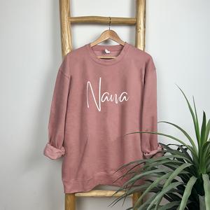 Nana Wave Script Sweatshirt