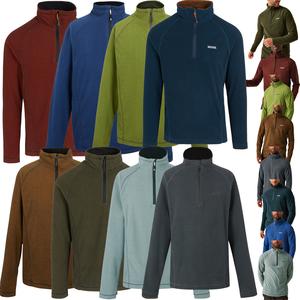 Regatta Mens Lightweight Fleece Jacket Zip Up Outdoor Pullover Fitness Gym Outdoor Baselayer Running Pullover Hiking Top