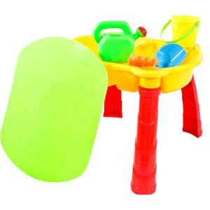 KandyToys Sand and Water Table with Accessories - Kids Outdoor Play Garden Sandpit