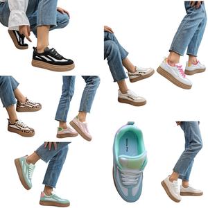 Nexsus Plus Ladies Women Faux Suede Lace Up Platform  Trainers Girls Round Toe Active Running Sneaker Size UK 3-8 Shoe Training Runner Sports Shoes Walking Shoes Closed Casual Footwear Athletic