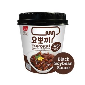 Yopokki Jjajang Soybean Sauce Rice Cake Cup 120g Food Instant