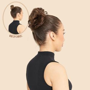 Small Messy Bun Hair Extension Scrunchie - Hair Up Hair Piece