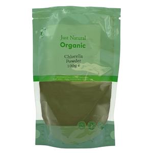 Just Natural Organic Chlorella Powder 100g Beverage Protein