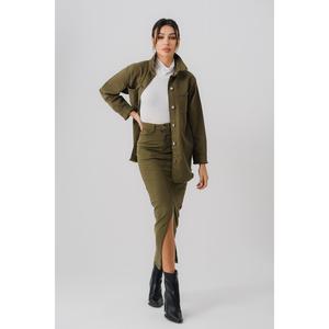 Hustle N Holla - Olive Green Shirt - Size 6 - 20
