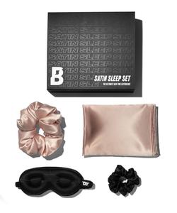 BY BEAUTY BAY - Satin Sleep Set - Inc Sleep Mask, Pillowcase & Scrunchies