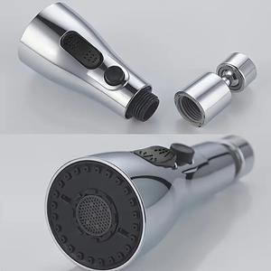 3-Mode Rotatable Kitchen Faucet Extender, Multifunctional Faucet Attachment for Bathroom & Kitchen Sink, 1 Pack