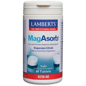 Lamberts MagAsorb Magnesium 150Mg As Citrate 60 Tabs