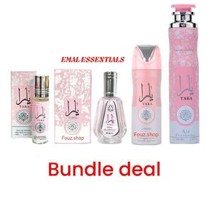 Yara Bundle Deal - Long-Lasting Aroma Arabian Perfume with Fresh Vanilla Cream Scent by lattafa