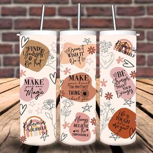 20oz Affirmations Tumbler