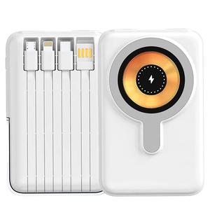 Magnetic Wireless Power Bank 10000 mah Powerbank Fast Chargrs Phone External Battery Accessories Charging Mobile Charger Digital Portable Compact Device