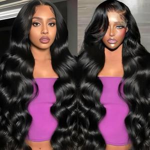 36 Inch Long Lace Front Wigs Human Hair Pre Plucked Remy 13x6 Body Wave Lace Front Human Hair Wigs 30 40 Inch Pre Plucked Transparent Brazilian 13x4 Lace Frontal Wig Women