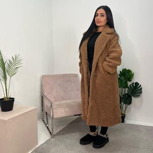 Ladies fur collar teddy coat onesize uk 6-16 fashion