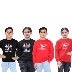 NOROZE Kids Boys Merry Christmas Jumpers Girls Xmas Sweatshirts Novelty Pullover Jumper UK Sizes S-XXL