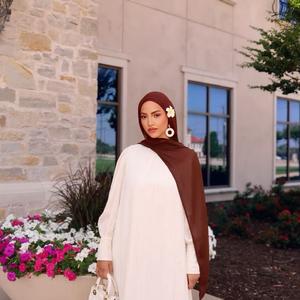 Noor The Label Modal hijab Scarf Hijab High Quality Elegant Sarong Shawl Wrap Plain Maxi Soft premium quality hijabs vela double stitching affordable