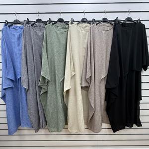 Asymmetrical Linen Feel Trouser Set