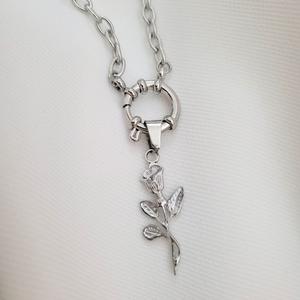 Rose Necklace Stainless Steel