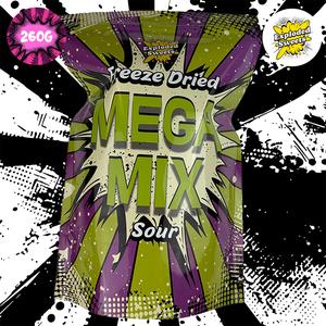 Mega Mix - Sour | Exploded Sweets | Freeze Dried Candy UK | Bonbon Snack