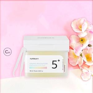 Numbuzin - Vitamin-Niacinamide Concentrated Pad no.5- 180ml (70 pads) Hydrating Whitening Skincare Brightening Glutathione skin texture hyperpigmentation Daily Radiant Korean Gentle Intensive dark spot care LHA Vitamin C skin glow up