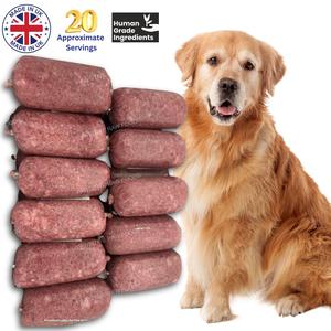 Truepaws Raw Foods-Dog Food Frozen Chicken Mince 20 x 500g Chubs 10kg Box. BARF Raw Diet free delivery