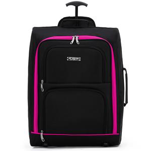 55x40x20cm Ryanair Maximum Size Carry On For Priority Boarding Large Cabin Bag - Approved With RyanAir Bag Sizer - Polyester 2 Wheels