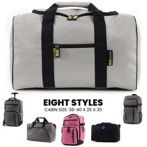Travel Holdall Bag Carry on Luggage Fits 40x25x20 (Ryanair Max Sized) Flight Bags, Travel Suitcase, Travel Backpack