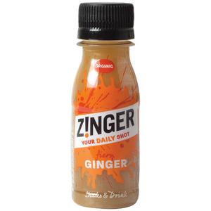 Organic Ginger Zinger Plant Based Shot (15 x 70ml) Natural kick in a pocket-sized format with no added sugar