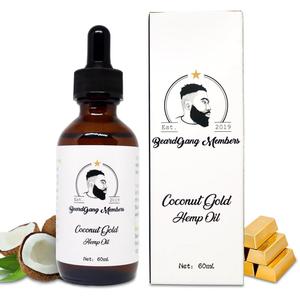 Coconut Gold Hemp Oil - Nourishing Beard Oil For Hair Growth