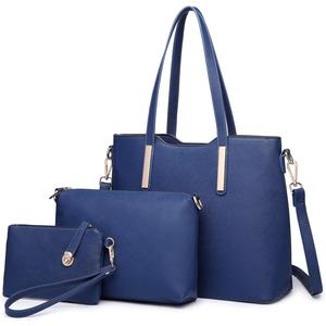 Women Fashion Handbag Shoulder Bag Purse Faux Leather Tote Bag Set
