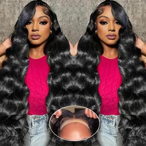 Glueless 4x6 5x5 Body Wavy HD Transparent Lace Closure Human Hair Wigs for Women No Glue Needed 9x6 Lace Front Frontal Wig Pre Plucked Ready To Wear