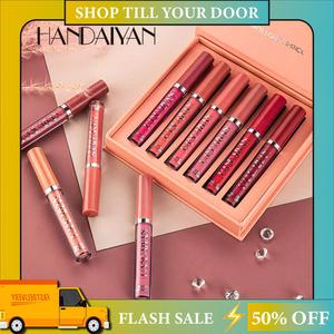 6Pcs Non-Stick Matte Lipstick Set – Long-Lasting, Velvet Finish, Waterproof & Easy to Apply – All-Day Wear for Women & Girls – Perfect Gift for Christmas & Any Occasion