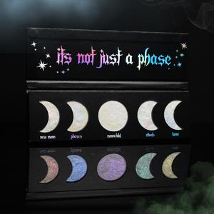Moonchild Highlighter Palette - Irridescent Highlight & Eye Topper Palette - Alt Witchy Makeup