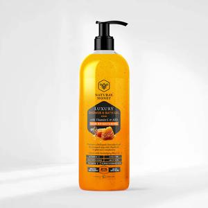Q7Paris Natural Honey Vitamin C and AHA Luxury Shower and Bath Gel – 1000ml