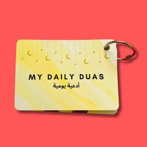 Daily Dua Cards, Islamic Flash Cards, Muslim Children Gift, Dua Cards, Quran, Dua Book, Arabic Dua Cards with Transliteration, Ramadan Gift