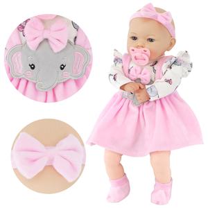 Bibi Doll ''Ellie'' 18" Large Size Soft Bodied Baby Doll Girls Boys Toy Dolly With Sounds and Dummy Ellie Perfect Gift for Kids