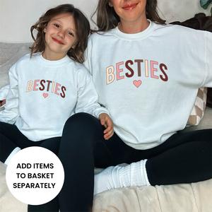 Besties Autumn Mum & Kid Matching Sweatshirts (ITEMS SOLD SEPARATELY)