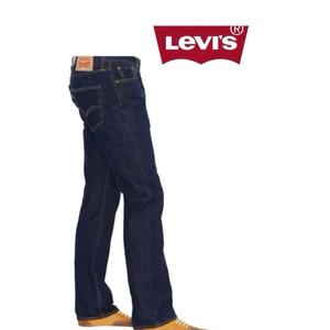 Levis 501 Men's Denim Jeans - Dark Wash Blue, Original Fit, Straight Leg Pants - Classic Style - Cotton Pocket Relaxed Fit Style -005010101 Menswear