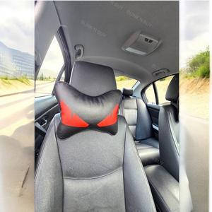 Red Fend! Eyes Car Headrest Pillows - 2 pcs, Comfy Luxury Neck Support, car comfort drive comfort 360 head travel
