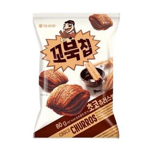 Orion Turtle Chips Choco Churros (Chocolate Flavour Fried Pastries) 80g Crunchy Crispy Snack Dessert Bonbon