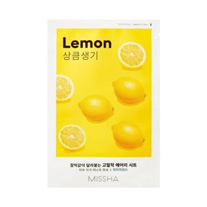 MISSHA Airy Fit Sheet Mask Lemon - for Radiant Skin Repair