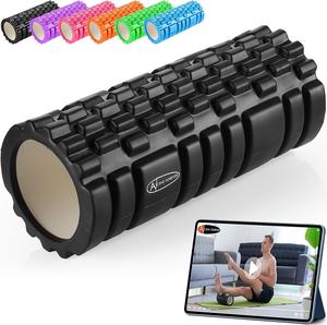 A&F Foam Roller for Deep, Back, Legs, Exercise Roller, Used in Various Places Such as Homes office Yoga Classes and Gyms (13.5cm*32.8cm)