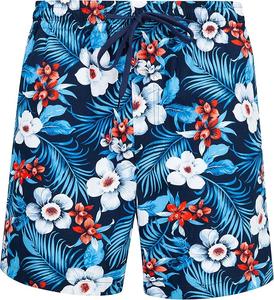 NOROZE Men's Shorts Cotton Casual Trunks Hawaiian Summer Beach Pants Board Shorts