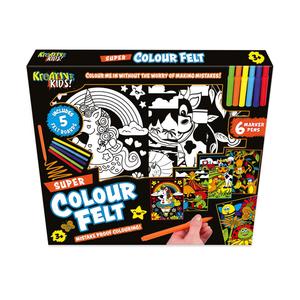 Kreative Kids Colour Felt Art Kit | Arts and Crafts | Kids Art Sets
