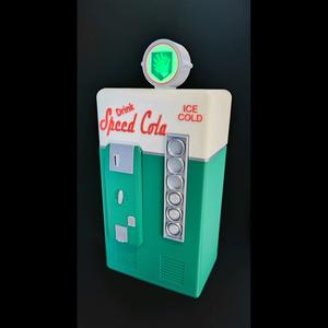 Speed Cola Stash Box with Integrated LED Light / Jugger nog statue Inspired Organiser