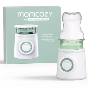 Momcozy Portable Bottle Warmer for Travel, Double Leak-Proof, Fast Heating with Smart Temperature Control, USB Rechargeable for Philips Avent, Tommee Tippee, Comotomo, MAM, Dr. Brown