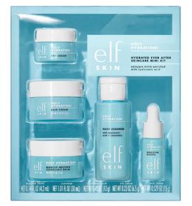 SKIN Hydrated Ever After Skincare Mini Kit, Cleanser, Makeup Remover, Moisturiser & Eye Cream For Hydrating Skin, Airplane-Friendly Sizes