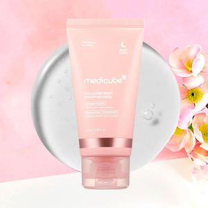 Medicube - Collagen Night Wrapping Mask - 75ml Skin Repair Anti-Aging Glowing Brightening Face Peel Mask Skincare Glass Skin Niacinamide Moisturizing Hydrating