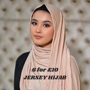 Dubai Jersey Hijab - Perfectly Stitched, Superb Fit, Stretchy, and Machine washable