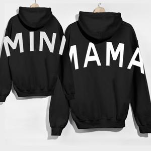 MRK Originals Mama & Mini Oversized Back Slogan Hoodie