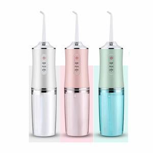 Power Electric Water Flosser Cordless Portable 220ml USB Rechargeable IPX7 Waterproof 3 Modes 4 Nozzles 360° Rotating for Deep Clean Oral Gum Health Multicolor